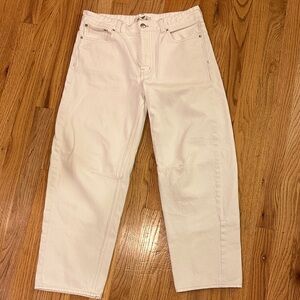 Madewell darted barrel jeans